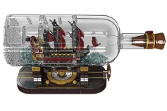 Mouldking Klemmbausteine Buddelschiff Mini Queen Revenger in der Flasche - 885 Teile