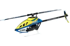 OMPHobby OMP Heli M1 V3 Pro in Solar Gelb mit OFS3+ mit integriertem ExpressLRS Empfänger, Anschluss für S-Bus und DSMX