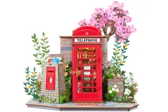 Lasercut Bausatz Standmodell Blossom Bücherzelle - 116 Teile