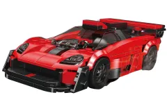 MouldKing Klemmbausteine Auto T.50S Sportwagen mit stapelbarer Displaybox/Sammelbox - 333 Teile