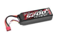 Team Corally Sport Racing LiPo Akku 3S 11,1V 5200mAh 50C mit T-Stecker im Semi-Soft case