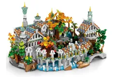 Reobrix Klemmbausteine Gebäude Mittelalterliches Tal - 4406 Teile