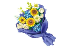 JieStar Klemmbausteine Sonnenblumenstrauß - 1011 Teile