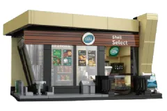 CaDA Klemmbausteine Shell Café - 351 Teile