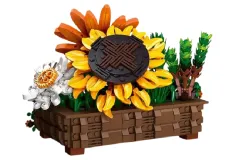 JieStar Klemmbausteine Blumenschale Sonnenblume - 924 Teile