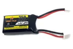 HobbyPlus Ersatzteile LiPo Akku 7,4V 350mAh für Speck-B 2WD Buggy 1:24 RTR