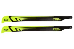 1st Hauptrotorblätter FBL Precision in Gelb aus CFK 700mm