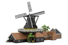 Reobrix Klemmbausteine Gebäude Mühle Pelmolen Rijssen - 4179 Teile