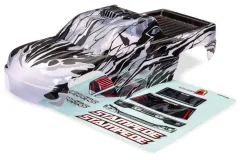 Traxxas Tuning Karosserie ProGraphix mit Aufkleber (benötigt Hintergrundlackierung) Clipless für Stampede 2WD 1/10