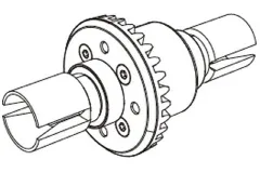Amewi Ersatzteile Differential Hinten für MJX Hyper GO TX14 Truggy 1:14