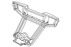 Amewi Ersatzteile Stoßstange Hinten für MJX Hyper GO TX14 Truggy und MTX14 Monstertruck 1:14