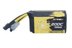 Bonka Lipo Akku 1450mAh 22,2V 6S 200C FPV XT60