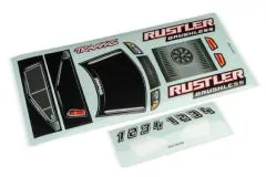 Traxxas Ersatzteile Aufkleber für Rustler 1/10