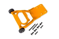 Traxxas Ersatzteile Wheelie bar komplett mit Schrauben in Orange für 2WD Bandit, Bigfoot, Rustler, Slash und Stampede 1/10