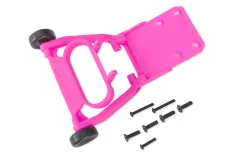 Traxxas Ersatzteile Wheelie bar komplett mit Schrauben in Pink für 2WD Bandit, Bigfoot, Rustler, Slash und Stampede mit Magnum 272R 1/10
