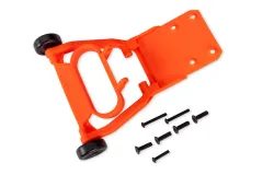 Traxxas Ersatzteile Wheelie bar komplett mit Schrauben in Orange für 2WD Bandit, Bigfoot, Rustler, Slash und Stampede mit Magnum 272R 1/10