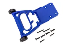 Traxxas Ersatzteile Wheelie bar komplett mit Schrauben in Blau für 2WD Bandit, Bigfoot, Rustler, Slash und Stampede mit Magnum 272R 1/10