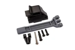 Traxxas Ersatzteile Akkuhalterung schiefergrau für Rustler 2WD VX3 1/10
