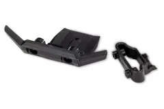 Traxxas Ersatzteile Bumper und Support vorne schwarz für Rustler VX3 1/10