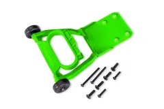 Traxxas Ersatzteile Wheelie bar komplett mit Schrauben in grün für 2WD Bandit, Bigfoot, Rustler, Slash und Stampede 1/10