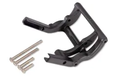 Traxxas Ersatzteile Wheelie-Bar Halter in schwarz für Bandit, Bigfoot, Rustler, Slash und Stampede 1/10