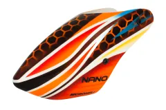 Microheli Kunststoff Haube Honeycomb in Orange für Blade Nano CPX, Nano S2 und Nano S3