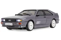 Amewi RC Auto Drift Scale Car Audi Quattro 1980 in Grafitgrau mit Gyro 4WD 1:28 RTR