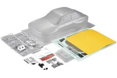 Killerbody Alfa Romeo 2000 GTAm Karosserie unlackiert 195mm Kit Breite 195mm passend auf nahezu alle 1:10 Tourenwagen mit Radstand 257mm