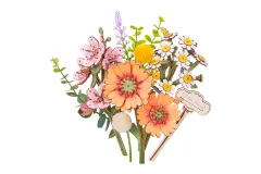 Lasercut Bausatz Blumenstrauß Goldene Brise - 267 Teile