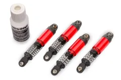 Traxxas Ersatzteile Aluminium GTM Pro-Dämpfer mit Federn 4Stück rot für TXC-4M 1/18