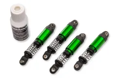 Traxxas Ersatzteile Aluminium GTM Pro-Dämpfer mit Federn 4Stück grün für TXC-4M 1/18