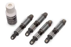 Traxxas Ersatzteile Aluminium GTM Pro-Dämpfer mit Federn 4Stück grau für TXC-4M 1/18