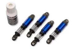 Traxxas Ersatzteile Aluminium GTM Pro-Dämpfer mit Federn 4Stück blau für TXC-4M 1/18