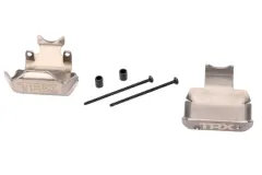 Traxxas Ersatzteile Edelstahl Achsen Skid-Platten für TXC-4M 1/18