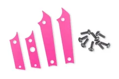Traxxas Ersatzteile Aluminium Panel-Einsätze pink für TXC-4M 1/18