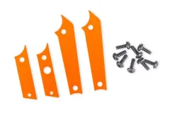 Traxxas Ersatzteile Aluminium Panel-Einsätze orange für TXC-4M 1/18