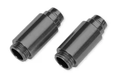 Traxxas Ersatzteile Aluminium GTM Pro Dämpfergehäuse 2Stück grau für TXC-4M 1/18